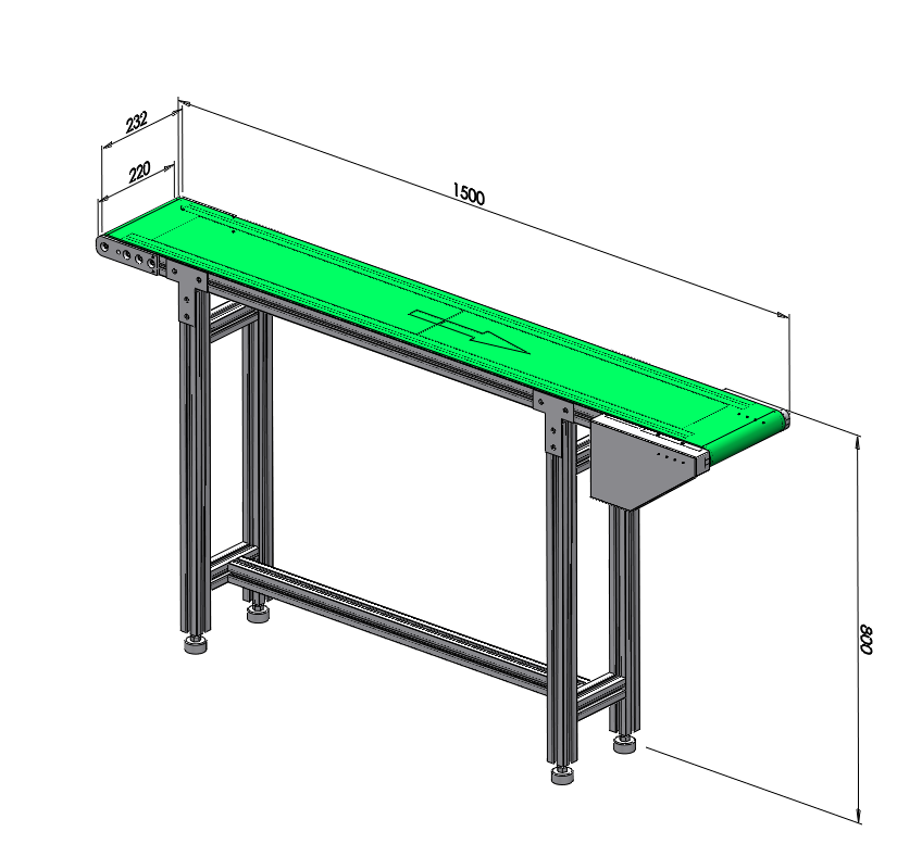 無邊框流水線輸送機(jī)