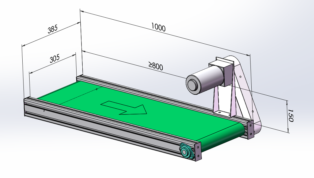 微型輸送機(jī)流水線