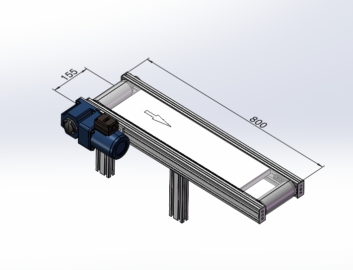 小型皮帶輸送機(jī)流水線